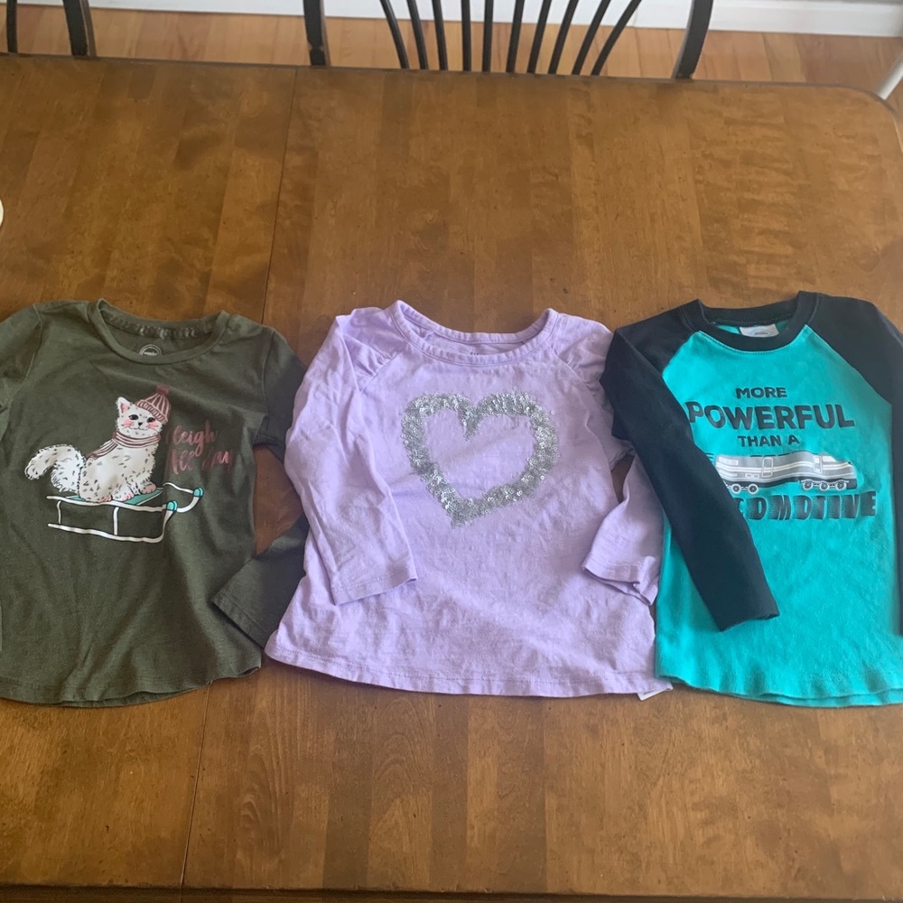 Girls long sleeve shirts
